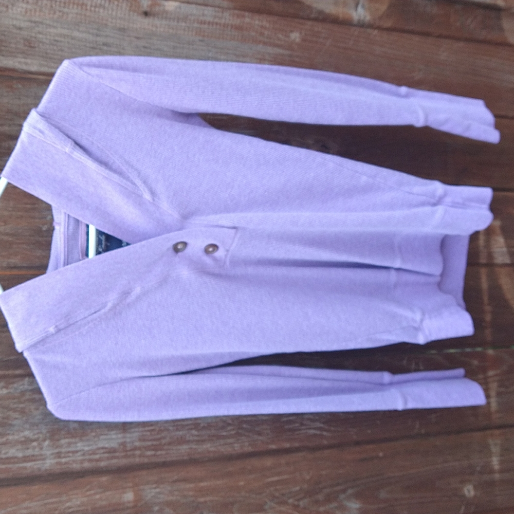 Purple Sweater with hood.